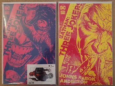 Buy Batman Three Jokers #2 #3 DC Comic Book NEW Jason Fabok 1:25 Variant 2020 • 20£