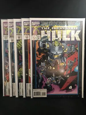 Buy Incredible Hulk Comic Lot #’s 413 414 415 416 417 Marvel • 15.01£