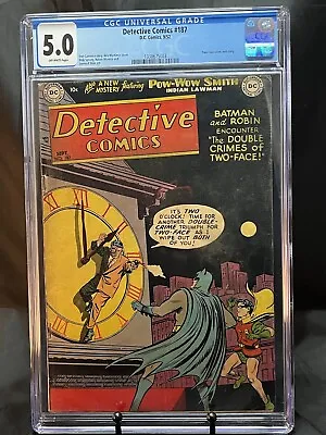 Buy Detective Comics #187  5.0 Off-WHITE PAGES! Classic Cover.  Scarcest Of Them All • 979.41£