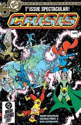 Buy Crisis On Infinite Earths #1 (Of 12) Facsimile Edition Cover A George Perez Wrap • 3.19£