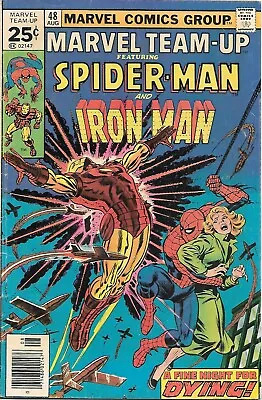 Buy MARVEL TEAM-UP (SPIDER-MAN) #48 (1976) (VG/FN) - Iron Man (Bonus - #45 Too) • 6.35£