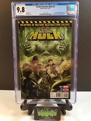 Buy Totally Awesome Hulk #22 1st App Weapon H Cgc 9.8 Nm/mt 1st Print Free Shipping! • 159.32£