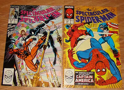 Buy Marvel Comics, Spectacular SPIDER-MAN  #137 #138 (VF/NM) Tarantula- Apr-May 1988 • 9.86£