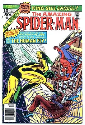 Buy Amazing Spider-Man Annual 10 VF/NM 9.0 1976 1st App Human Fly Gil Kane • 32.44£