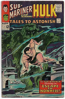 Buy MARVEL Silver Age: Tales To Astonish #71 (Jack Kirby) Hulk (Gene Colan) Namor • 12£