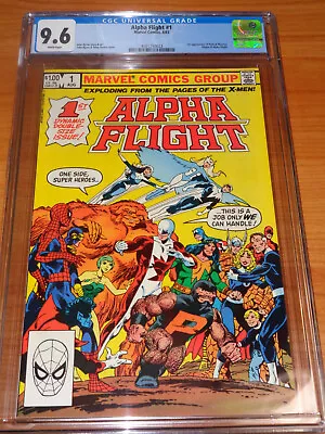 Buy ALPHA FLIGHT #1 (1983) - CGC 9.6 NM+ (1st App. Of Puck ; Issue #1 ; White Pages) • 39.49£