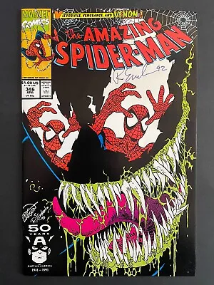 Buy Amazing Spider-Man #346 - Signed Randy Emberlin Venom Marvel 1991 Comics • 20.48£