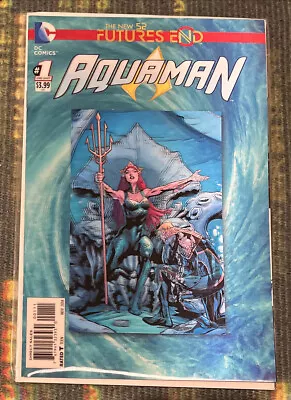 Buy Aquaman Futures End #1 New 52 Lenticular Cover DC Comics 2014 Sent In Mailer • 3.99£