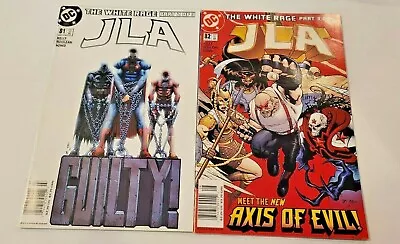 Buy JUSTICE LEAGUE Of AMERICA (WHITE RAGE) DC COMICS (COMIC BOOK LOT Of 2) #81, #82 • 7.93£