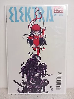 Buy Elektra  #1  Skottie Young  Variant Cover Marvel  Ninjas 2014 🔥🔥 • 20£