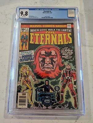 Buy Eternals #5 CGC 9.8 1st Appearance Of THENA & MAKKARI WHITE Pages • 106£