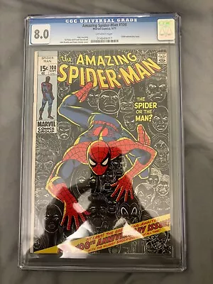 Buy Amazing Spiderman 100 Graded - CGC 8.0 - Off White Pages • 250£