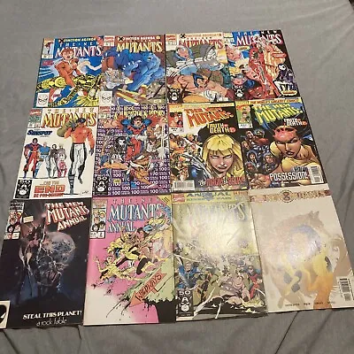 Buy 1st Deadpool Comic - Marvel Comics New Mutants Lot #'s 95, 96,97,98,99, 100 • 398.32£