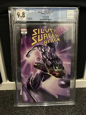 Buy Silver  Surfer  Black  1 Clayton Crain Variant CGC 9.8 Comic • 159.99£