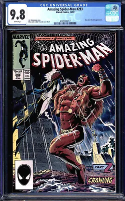 Buy Amazing Spider-man #293 Cgc 9.8 White Pages Highest Graded Cgc #4363246012 • 106.73£