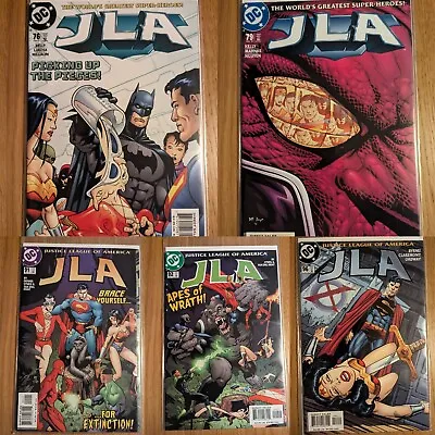 Buy JLA #76, 79, 91, 92 & 96 - DC Comics Lot - Justice League Of America - 2003/2004 • 0.99£