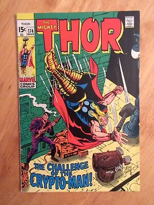 Buy MIGHTY THOR #174 (1970) **Super Bright & Colorful!** (VF/VF+ Beauty!) • 22.12£