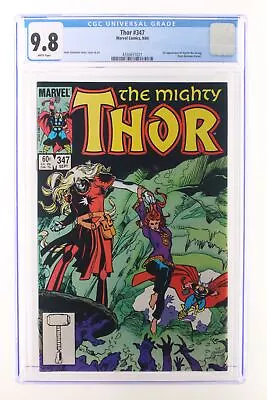 Buy Thor #347 - Marvel Comics 1984 CGC 9.8 1st Appearance Of Algrim The Strong (late • 159.83£