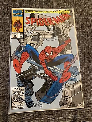 Buy Spider-Man Vol 1 #28 1992 1st Print Rare, Something About A Gun 2, Rogers/Kwi • 4£