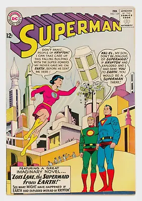Buy Superman #159 VFN- 7.5 Superman And Lois On Krypton • 59£