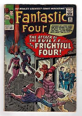 Buy Fantastic Four 36   1st Medusa   1st Frightful Four • 79.05£