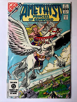 Buy Amethyst Princess Of Gemworld #6 Perez-pegasus Cover- Dc1983 Vf Bagged & Boarded • 3£