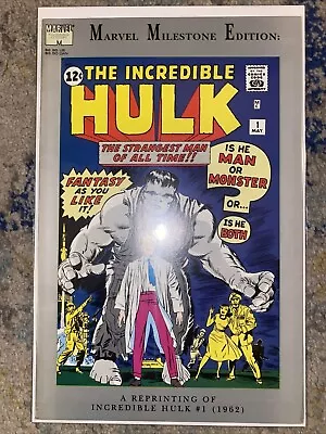 Buy Marvel Comics Milestone Edition The Incredible Hulk #1 May 1962 Lot Xx 30 • 10.99£