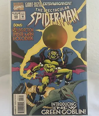 Buy THE SPECTACULAR SPIDER-MAN #225: INTRODUCING The NEW GREEN GOBLIN NM+ Hologram • 23.89£