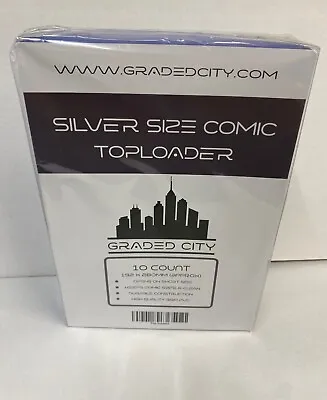 Buy Comic Toploader X 5 Graded City Comics Perfect For Silver & Current • 14.85£