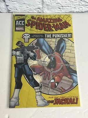 Buy The Amazing Spider-Man 129 Wizard ACE Edition 2002 The Punisher ! • 28.89£