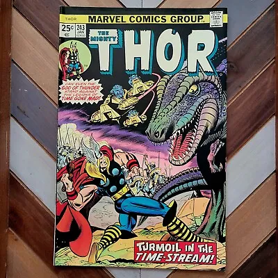 Buy THOR #243 FN (Marvel 1976) 1st App TIME TWISTERS, LOKI TIME KEEPER + MVS In-tact • 11.68£
