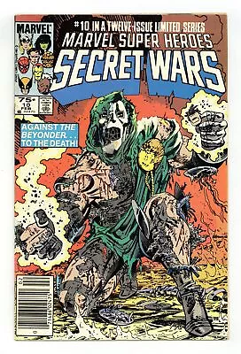 Buy Marvel Super Heroes Secret Wars #10N Newsstand Variant VG 4.0 1985 • 19.19£