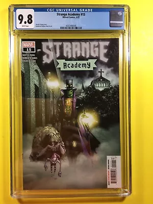 Buy Strange Academy #15 1st Cover Appearance Of Gaslamp CGC 9.8 Marvel 2022 • 55.96£