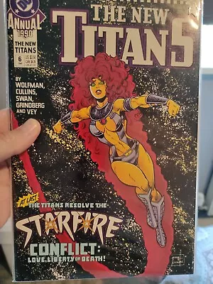 Buy Dc Comics New Titans Annual #6 (1990) 1st Print  • 4£
