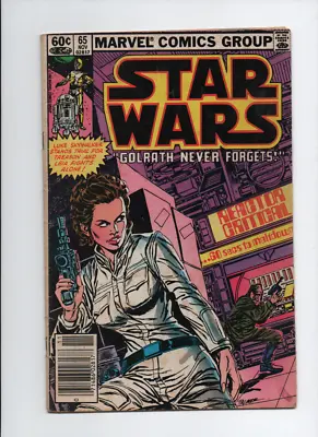 Buy Star Wars Comic #65 - Nov 1982  Golrath Never Forgets  LEIA COVER • 3.83£