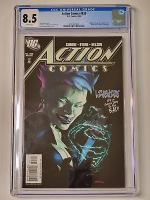 Buy Action Comics # 835 CGC 8.5 VF+ 1st Livewire In DCU Continuity ~ John Byrne 2006 • 39.52£