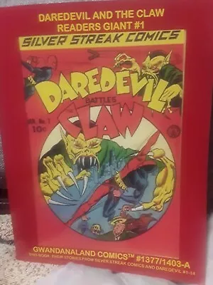 Buy Silver Streak Daredevil Vs The Claw 500 Pages Softcover Collection  Golden Age  • 39.98£