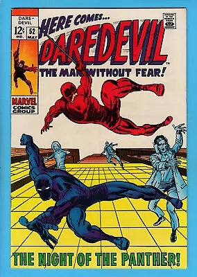 Buy Daredevil # 52 Vfn- (7.5) Black Panther_glossy Higher Grade Us Cents Marvel_1969 • 7.50£