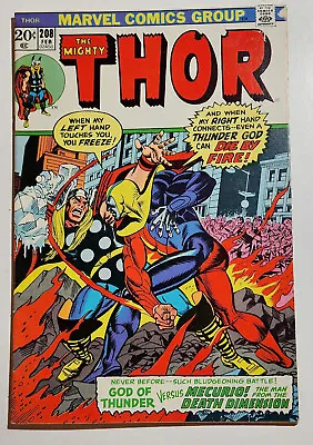 Buy The Mighty THOR #208 1972 - 1st Full Appearance Mercurio • 3.91£