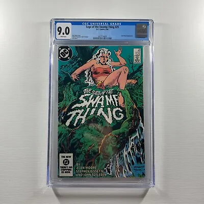 Buy DC Comics Saga Of The Swamp Thing #25 Direct Edit CGC 9 (1st Cameo Constantine) • 139.51£