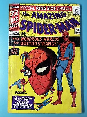 Buy Amazing Spider-man Annual 2 Marvel 1965 Key Doctor Strange Appearance Lee Ditko • 45.09£