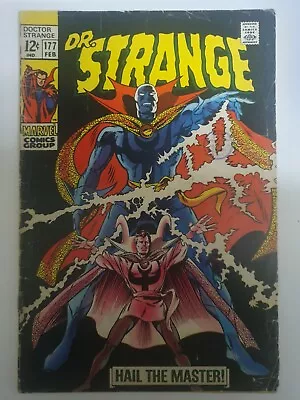 Buy Dr. Strange #177 Marvel Comics 1969 1st New Costume/Classic Cover  • 18£