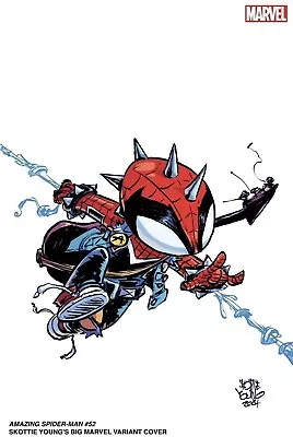 Buy Amazing Spider-man #52 Skottie Young's Big Marvel Variant Presale 6/26/24 • 3.61£