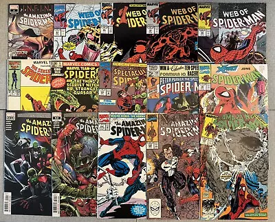 Buy Spider-Man 15 Book Lot W/ Amazing #328 McFarlane + Web Spectacular & More • 19.95£