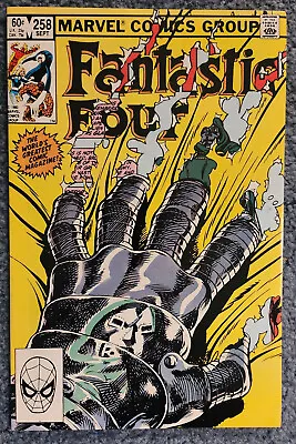 Buy Fantastic Four #258 Classic DR DOOM Story/Cover Marvel Comics 1983 - VF/NM • 8.69£