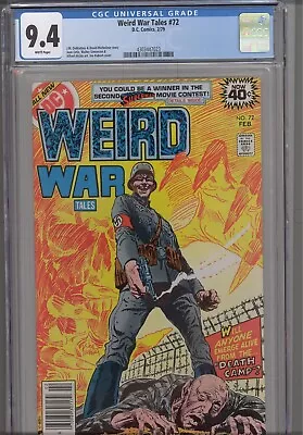 Buy Weird War Tales #72 CGC 9.4 1979 DC Comics • 178.69£