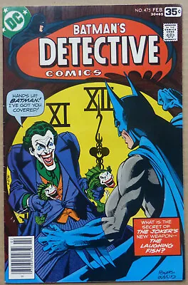 Buy Batman's Detective Comics #475 With Great 'joker' Cover & Story, High Grade Vf+ • 95£