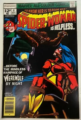Buy Bronze Age Marvel Comics Spider-Woman Key Issue 6 High Grade VF/NM Bondage Cover • 0.99£