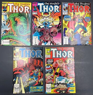 Buy Mighty Thor Marvel Comics Lot 341 342 384 388 389 Walt Simonson 1st Replicoid • 16.58£