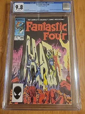 Buy 1985 Marvel Comics Fantastic Four 280  CGC 9.8 WP Sue Storm Becomes Malice • 55.96£